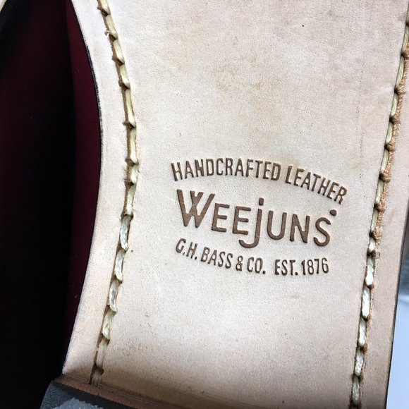 Bass Weejuns Men Whitney Cordovan Penny Loafer 9.5 - Picture 11 of 13